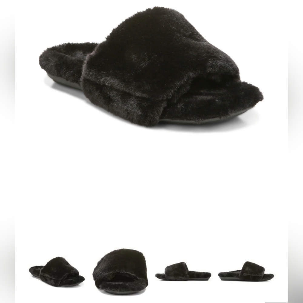 Vionic Dream Plush Slippers NEW IN BOX